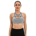 thumbnail image 4 of DODOING Sports Bra for Women Racerback Padded Full Coverage Workout Wirefree Bra Workout Tops for Women, 4 of 8