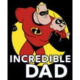thumbnail image 2 of Men's The Incredibles 2 Jack-Jack and Mr. Incredible Best Dad Graphic Tee Black Small, 2 of 5