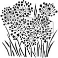 thumbnail image 1 of Crafter's Workshop Template 6"X6"-Oignon Fleurs, 1 of 2