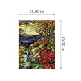 thumbnail image 2 of Wizardi Needlepoint Canvas for halfstitch Without Yarn After L.C. Tiffany - Autumn Landscape 2192J Orchidea, 2 of 3