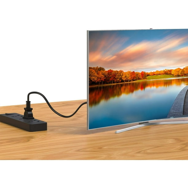 Câble d'alimentation pour écran LCD LED Samsung Smart TV, Xbox One-S X, PS4