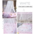 thumbnail image 2 of Girls Mosquito Net, Canopy Bed Curtains Dome Princess Stars Bed Reading Tent for Kids Indoor Game House Bedroom Room Decor, 2 of 2