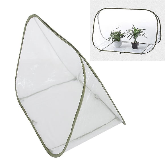 Mini Greenhouse, Clear Foldable Portable Greenhouse Small Indoor Outdoor Gardening Flower House Greenhouse Winter Plant Frost Protection Warm Cover