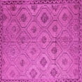 thumbnail image 1 of Ahgly Company Machine Washable Indoor Square Southwestern Pink Country Area Rugs, 7' Square, 1 of 4