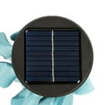 thumbnail image 6 of WestinTrends Cyrus 9 Ft Outdoor Patio Umbrella, Solar Powered 32 LED Light Umbrella with Tilt and Crank for Garden, Deck, Balcony, Pool and Beach, Turquoise, 6 of 10