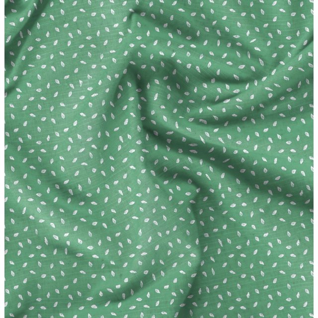 Soimoi Green Heavy Canvas Fabric Shells Ocean Printed Fabric 1 Yard 58 Inch Wide