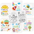 thumbnail image 1 of Libro para colorear Dvbonike con versículos bíblicos religiosos para niños, 24 unidades, 1 of 7