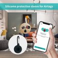 thumbnail image 4 of Sidaley Funda protectora para dispositivo antipérdida, funda protectora, localizador de rastreador inalámbrico Bluetooth, llavero, carcasa de silicona Electrónica negro, 4 of 6