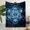 40x30inch（102cmx76cm）, variant on Mystical Geometric Metatron Cube Print Blanket - Soft, Reversible Flannel Throw for All Seasons - Perfect for Office Naps & Home Comfort - Unique Gift Idea, Metatron Cube, Geometric Art, All-season,