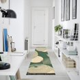 thumbnail image 4 of Yayeee Runner Rug for Bedroom 2'x6' Machine Washable Hallway Non Slip Mat, Beige Abstract, 4 of 8