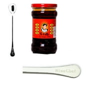NineChef Bundle - Lao Gan Ma(Laoganma) Black Beans Chili Sauce 9.88OZ 1 Bottle+ 1 NineChef Spoon