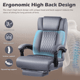 thumbnail image 7 of Waleaf Office Chair with Footrest,90-165°Reclining Ergonomic High Back Computer Desk Chair Lumbar Support for Home Office, 7 of 7