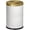 9L-white, variant on 9L/2.3GAL Bathroom Trash Cans Gold,Brush Brass Trash Can with Lid,Gold Trash Can for Bathroom,Bedroom, Powder Room,Office,Laundry Room (9L-Gery)