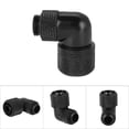 thumbnail image 3 of Water Cooling Fitting, Right Angle G1/4 2 Points Thread Long Service Life 90 Water Cooling Fitting Easy Installation  For Computer Water Cooling Systems, 3 of 8