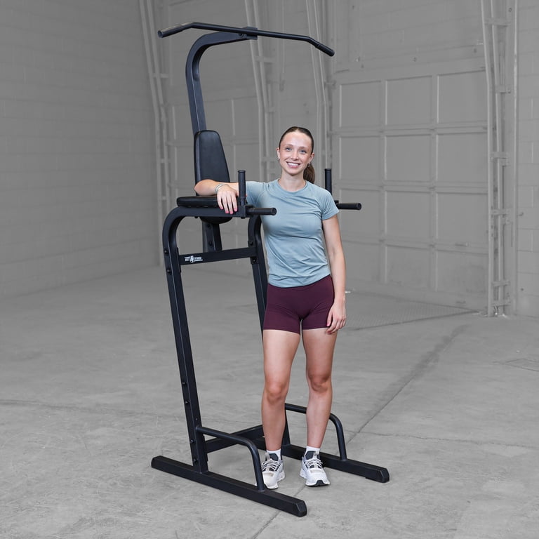 Best Fitness BFVK10 Vertical Knee Raise Exercise Machine with Leg