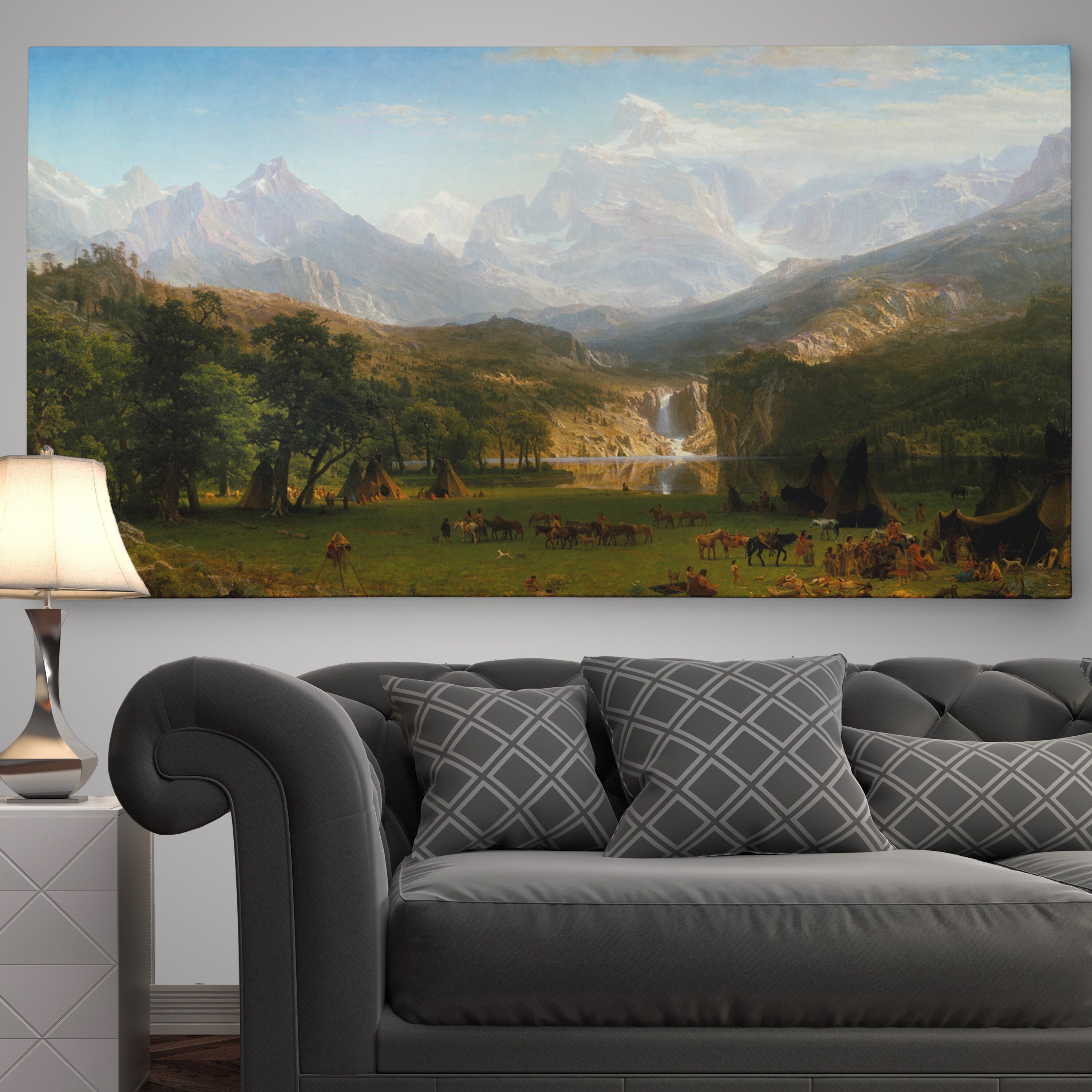 WEXFORD HOME The The Rocky Mountains Multicolor 12x20 Landers Peak Gallery Wrapped Canvas Wall Art 