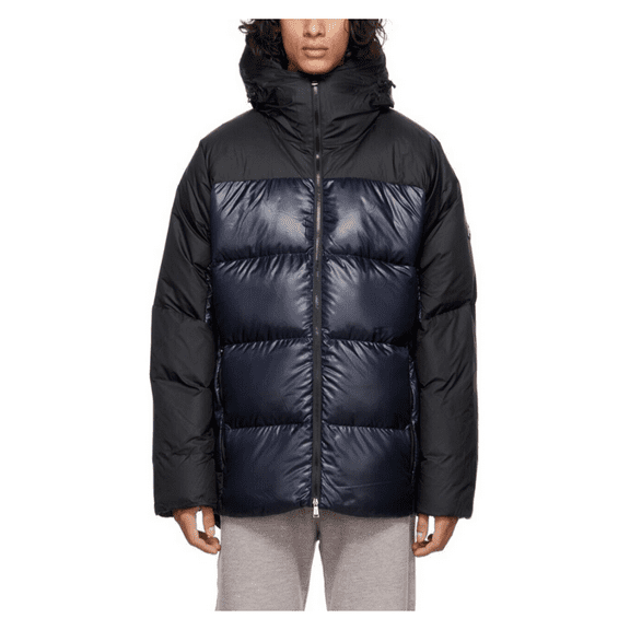 $698 Ralph Lauren RLX Color Bloked Water Repellent Quilted Hooded Down Jacket XL