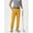 Ginger Yellow, variant on Men's Lightweight Golf Pants Quick Dry 4-Way Stretch Polyamide Athletic Casual Trousers with Elastic Waist
