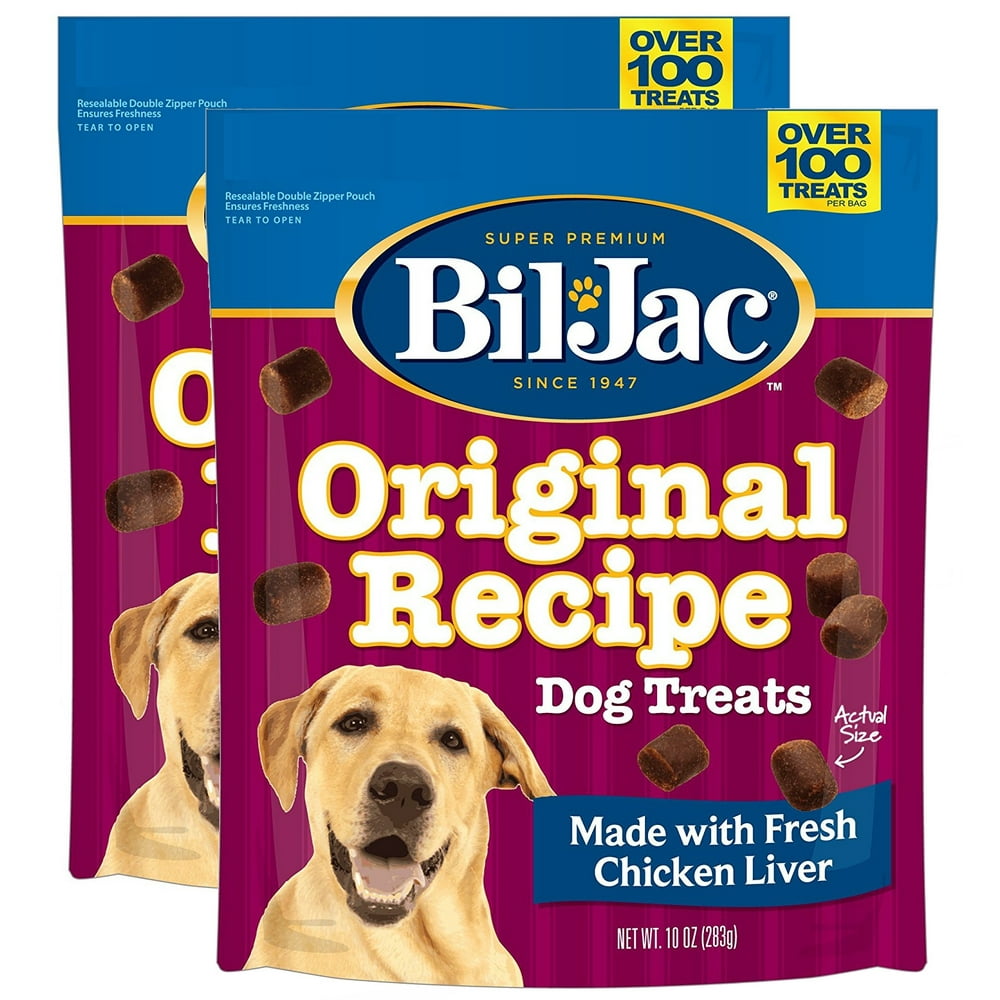 BilJac Original Recipe Dog Liver Treats 10 oz, 2 Pack