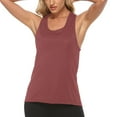 thumbnail image 4 of JIUKE Yoga Tank Tops for Women Round Neck Sleeveless Loose Fitted Athletic Running Workout Tees, 4 of 7
