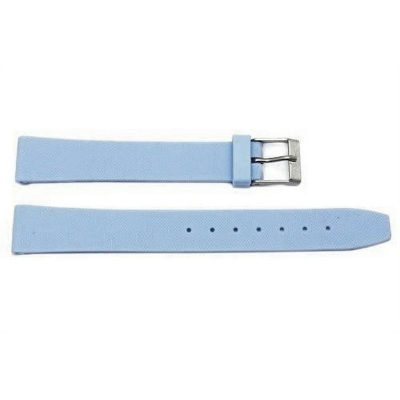 12mm Light Blue Polyurethane Replacement Watch Band