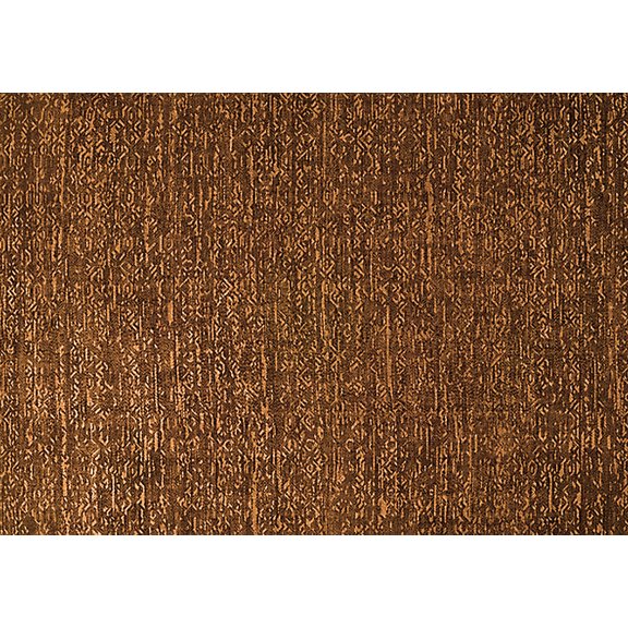 Ahgly Company Indoor Rectangle Oriental Orange Industrial Area Rugs, 8' x 12'