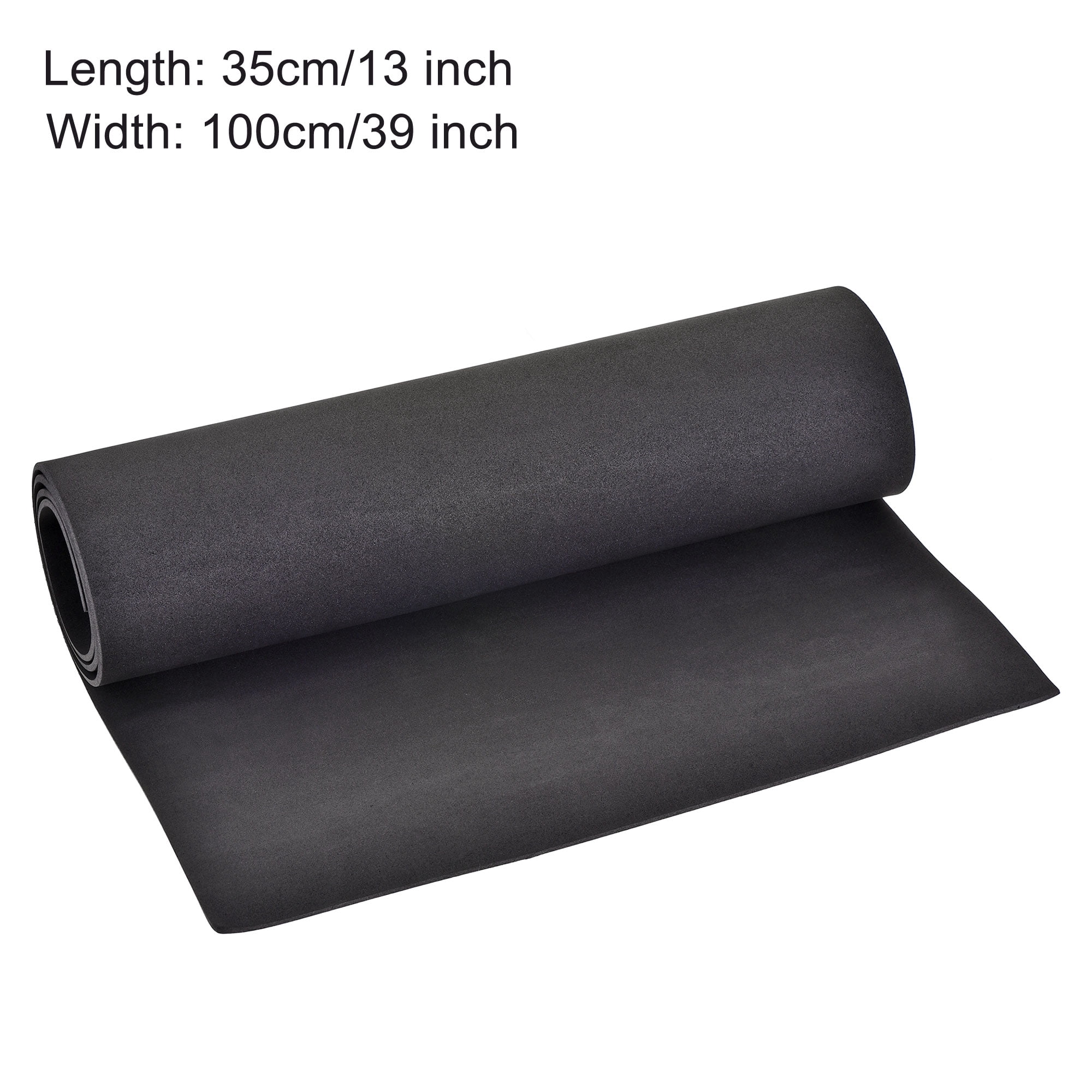 Uxcell Black EVA Foam Sheets Roll 13 x 39 Inch 3mm Thick for Crafts DIY Projects