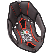 AGV Corsa-17 Helmet Top Inner Liner Pad Gray/Orange XS