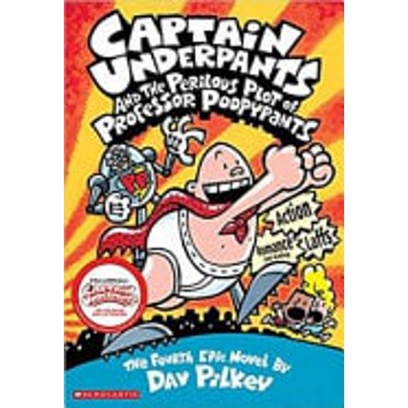 Pre-Owned Captain Underpants-- the Fourth Epic Novel, 9781338192056, 1338192051, Paperback,