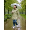 thumbnail image 3 of Rokka&Rolla Women's Waterproof Rain Coats Rubberized Jackets, 3 of 12