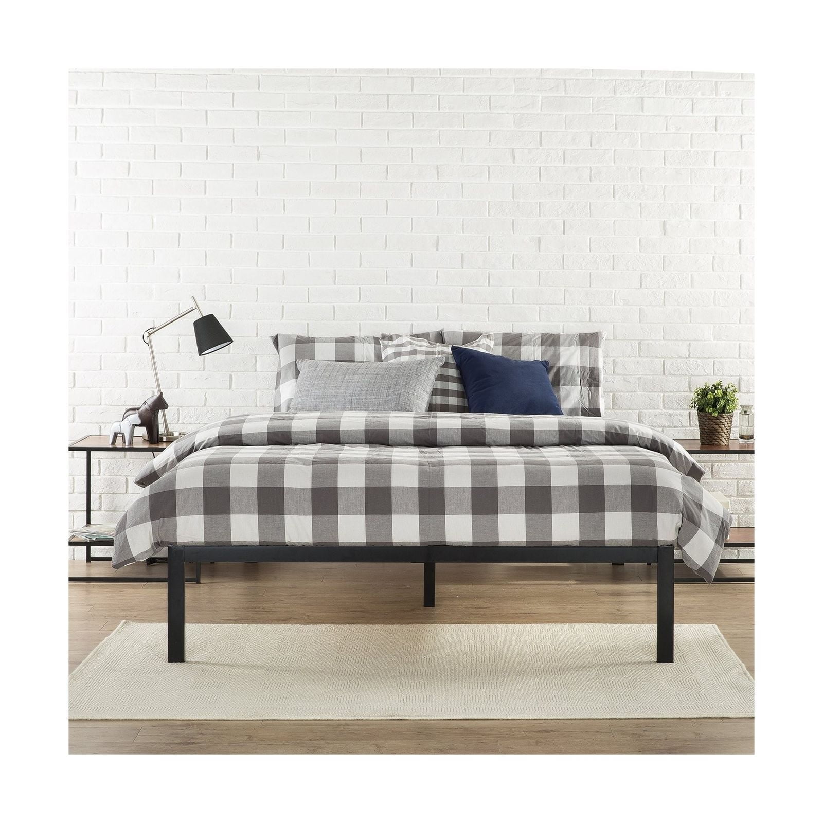 Zinus Modern Studio 14 Inch Platform 1500 Metal Bed Frame Mattress Zinus Modern Studio 14 Inch Platform 1500 Metal Bed Frame Mattress Foundatio Com