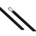 thumbnail image 3 of Secure Cable Ties 14-inch Coated 316 Stainless Steel UV-Resistant Standard Cable Ties - Pack of 100, 3 of 7