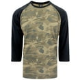 thumbnail image 1 of Victorious Men's Baseball Raglan T-Shirt 3/4 Sleeves Jersey, 1 of 6