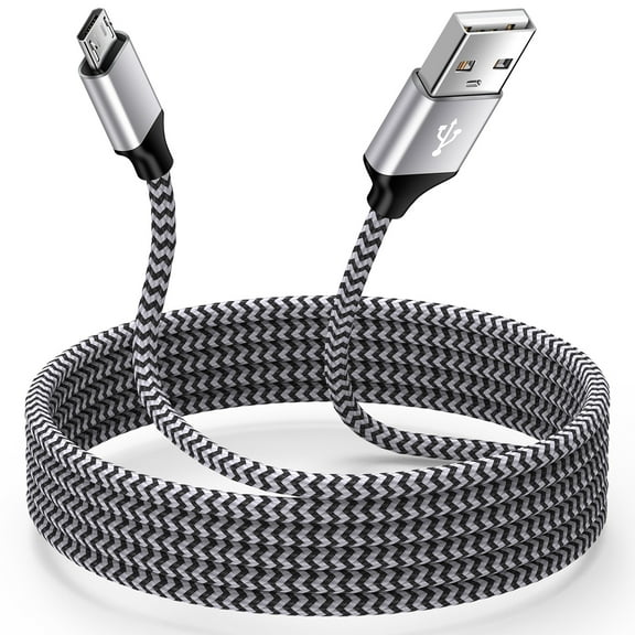 Micro USB Cable 6ft,AILKIN Micro Cable for Android Charging Cable Nylon Braided High Speed Fast Charging Cord USB Charger Android Micro Cables 6ft Charge&Sync for Samsung Galaxy