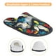 thumbnail image 3 of Fotbe Parrot Pantuflas Peludas para Mujer con Estampado, Zapatillas de Peluche, Zapatos de Invierno para Casa, Uso Interior y Exterior-Large, 3 of 8