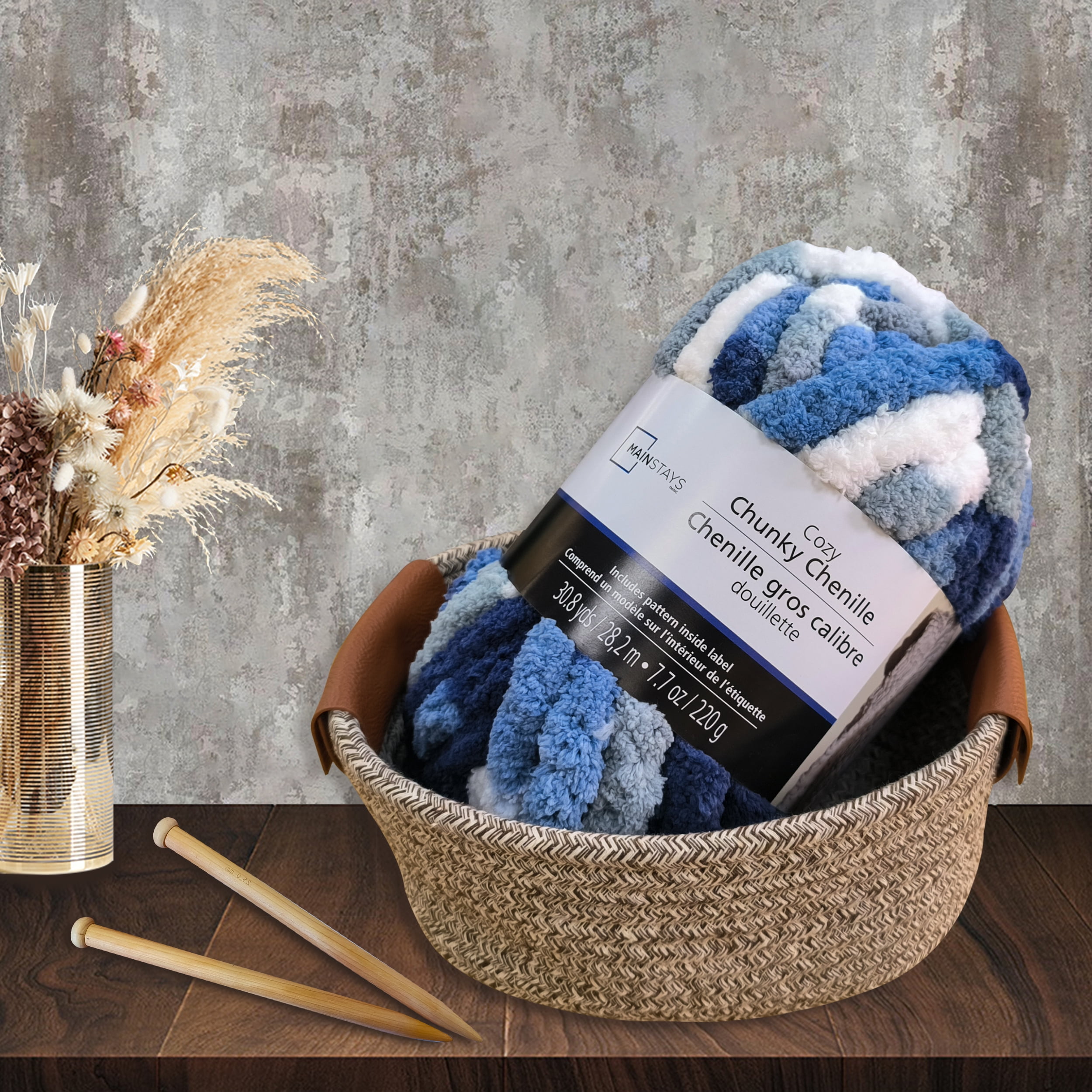 MAINSTAYS 2 pack By The Sea polyester yarn