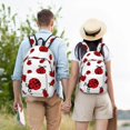 thumbnail image 4 of Easygdp Fly Flying Ladybug Mochila de Lona Resistente para Laptop, Compatible con Laptops de 15 a 17 pulgadas, Ideal para Escuela, Trabajo y Viajes-Small, 4 of 5