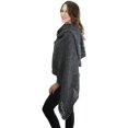 thumbnail image 3 of ToBeInStyle Women's Drape Ruana with Without Armholes, 3 of 5
