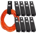 thumbnail image 1 of 8 Pack Heavy Duty Large 13-inch Extension Cord Storage Extendable Cable Ties Strap Loop Hanger Organizer for Cable, Hose, Power Cord, and Rope, 1 of 6