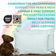 thumbnail image 2 of kinder Fluff Toddler Pillows (2pk) - The Only Pillow for Kids 300T Cotton Shell & Down Alternative Fill - Machine Washable, Ideal Cushion for Kids Above 2 Years (13x18in - White), 2 of 9