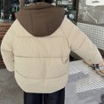 thumbnail image 7 of Womens Winter Jackets Stand Collar Front Zip Quilted Cardigan Thermal Thick Casual Cotton Outwear With Pockets (L, Black), 7 of 7