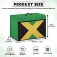 thumbnail image 7 of SEANATIVE Jamaica Flag Sewing Machine Cover with Pockets Sewing Accessories Universal for Most Standard Sewing Machines Machine Washable Home Decoration, 7 of 7