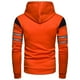 thumbnail image 2 of Gibobby Sudaderas hombre Sudadera con Capucha con Cierre Completa Teddy Sudadera para Hombre(Naranja,CH), 2 of 3