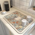 thumbnail image 1 of Super Antiskid Large Kitchen Absorbent Draining Mat Super Absorbent Draining Coffee Dish Drying Mat Quick Dry Bathroom Drain Pad, 1 of 5