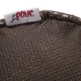 thumbnail image 6 of GDF Studio Conrail Contemporary Faux Leather Channel Stitch Pouf, Brown Cylinder, 6 of 8