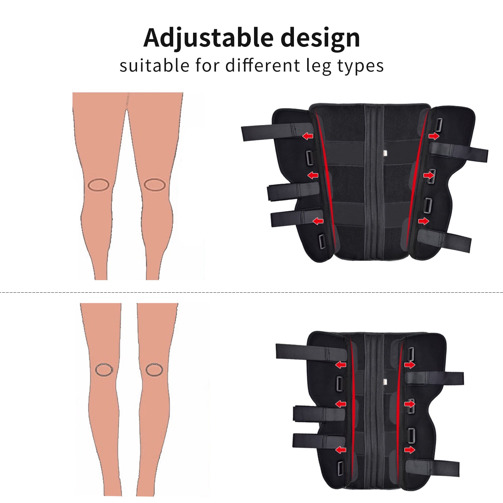 Knee Immobilizer Secure Comfort Knee Brace & Stabilizer for Recovery,Knee Fractures,Instability, ACL,MCL