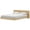 Natural Blonde Oak, variant on Nexera Satori Low Platform Queen Size Bed with Headboard, Natural Blonde Oak