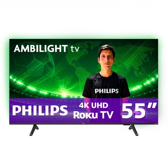 Pantalla Philips 55 Pulgadas 4K UHD LED Roku TV 55PUL7875/F8S