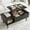 Black 39.30 x 19.60 x 16.90 inch, variant on Alvantor Lift Top Coffee Table with Storage, Modern Lift-Up Design Hidden Compartment, Brown/Black