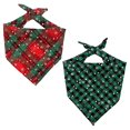 thumbnail image 1 of Christmas Dog Bandana Pet Bandana Triangle Bibs Kerchief Compatible With Small Medium Large, 1 of 5